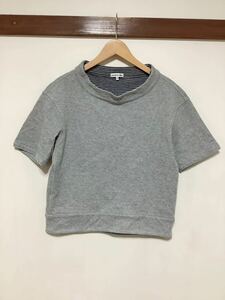 い1207 LACOSTE ラコステ 半袖スウェット 40 グレー