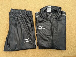 mizuno ミズノ アスタースーツ トレーニングウェア ジャージ 上下 メンズ MRB-N071 黒 Lサイズ/使用感の目立つ中古品