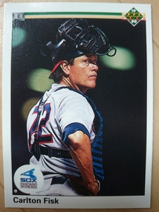 ★CARLTON FISK UPPER DECK 1990 UD #367 カールトン フィスク CHICAGO WHITE SOX シカゴ ホワイトソックス MLB メジャーリーグ HOF