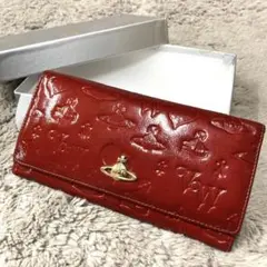 Vivienne Westwood 長財布　エナメル　レッド箱付き