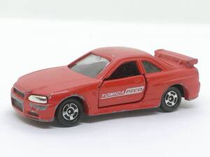 て2★トミカ ミニカー ピコ TOMICA PICO オリジナルトミカ ニッサン 日産　スカイライン　GT-R R34 レッド