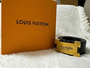 LOUISVUITTON【ルイヴィトン】M0185 サンチュール・ネオ トランク ダミエ・エベヌ ブラウン ブラック ベルト メンズ