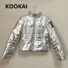 KOOKAI クーカイ　メタリック　ショート　ジャケット　Kワッペン付き