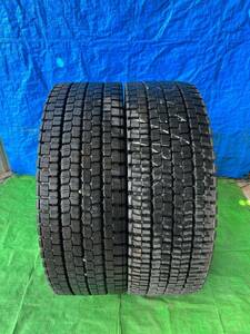 245/70R19.5 136/134J ダンロップDECTES SP001 スタッドレスタイヤ2本 タイヤ　送料無料 11mm～12mm