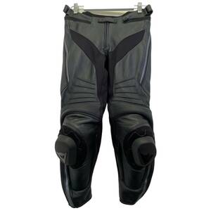 【美品】 DAINESE ダイネーゼ Trouser レザーパンツ 黒系 ブラック系 サイズ44 10863-100