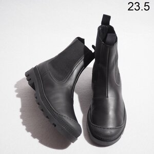 M7158P　●LOEWE ロエベ●　チェルシーブーツ ブラック 37/23.5cm CHELSEA BOOT サイドゴアブーツ レザーブーツ 秋～春 rb mks