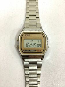 CASIO カシオ チープカシオ A158WE デジタル 腕時計 ALARM CHRONO アラーム　チプカシ　現在稼働品