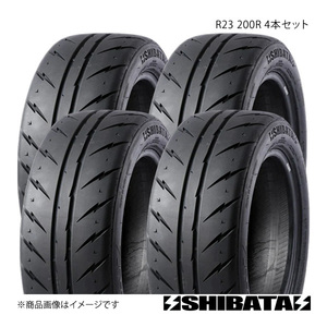 SHIBATIRE シバタイヤ R23 165/50R15 200R タイヤ単品 4本セット R1629×4