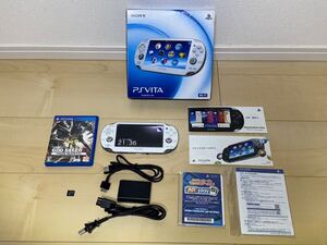 SONY PSVITA PCH-1000 クリスタルホワイト Wi-Fiモデル 初期化済 本体