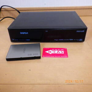 maxell マクセル iVDRレコーダー VDR-R2000.G50 Verbatim iVDRS 500GB 現状 ジャンク扱い カセットHDD付