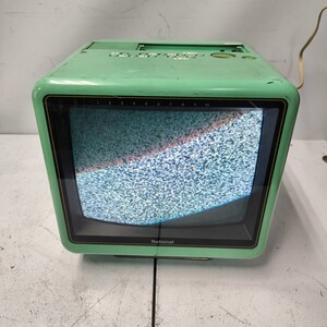 「2FH61」National ナショナル カラーテレビ TH11-S9 1984年 ブラウン管テレビ 昭和レトロ 通電確認のみ （241218)