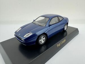 1/64 京商 サンクス　フィアット　Fiat クーペ　青　ブルー