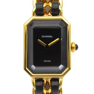 シャネル プルミエールS ブランドオフ CHANEL GP（ゴールドメッキ） 腕時計 GP/革 中古 レディース