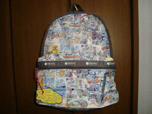 新品☆レスポ☆BASIC BACKPACKベーシック バックパック☆TOM AND JERRY COMICトムアンドジェリーコミック☆リュック