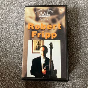 【VHS】ロバート・フリップ Robert Fripp 【動作未確認】キング・クリムゾン プログレ ケアフル・ウィズ・ザット・アックスVOL.2