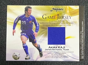 BBM 2006 サッカー日本代表スペシャルエディション 加地 亮 実使用ジャージカード