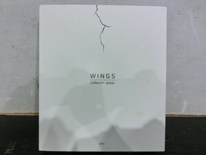 T【W5-82】【60サイズ】▲BTS WINGS CONCEPT BOOK/K-POPタレントグッズ/タレント本/※シワ・シミ有