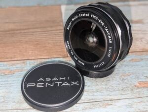 アサヒペンタックス PENTAX Super-Multi-Coated FISH-EYE-TAKUMAR 1:4/17 タクマー 魚眼レンズ 広角レンズ フィッシュアイ