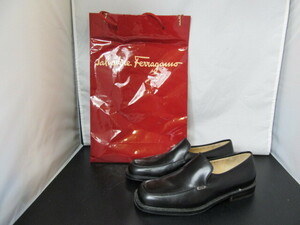 ◆Salvatore Ferragamo 　サルヴァトーレフェラガモ　ローファー　レザー　サイズ7　中古 ◆3098