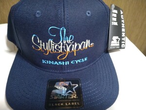 新品未使用！！KINASHI CYCLE(木梨サイクル)The Stylist Japanコラボ SNAPBACK CAP　ネイビーキャップ