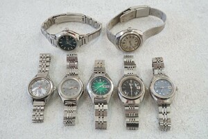 F560 全てSEIKO/セイコー AUTOMATIC/自動巻き 腕時計 7点セット ブランド アクセサリー 大量 まとめて おまとめ まとめ売り ジャンク品