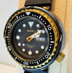 ★極美品 SEIKO プロフェッショナルダイバー 1000m 7C46-7008 クォーツ