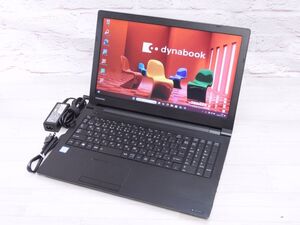 Bランク 東芝 dynabook B65/M 第8世代 i3 8130U 新品SSD256GB メモリ8GB HD液晶 DVDROM Win11