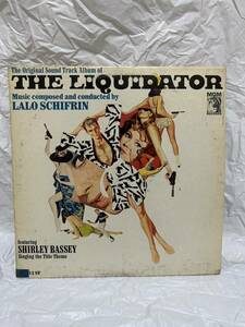 ◎H137◎LP レコード THE LIQUIDATOR 殺しのエージェント/LALO SCHIFRIN ラロ・シフリン/US盤 promo プロモ 白ラベル