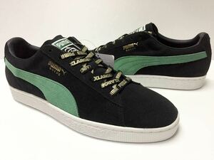 デッド 希少 限定 新品 PUMA X-LARGE Suede Classic プーマ エクストララージ スエード 別注 コラボ 黒 × 緑 us 11.5 JP 29.5 レアモデル