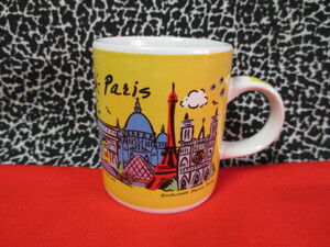 ★ I LOVE PARIS 　アイラブパリ　陶器　 フランス 　パリの名所　パリ　デミタス　エスプレッソカップ　小物入れ　新品美品