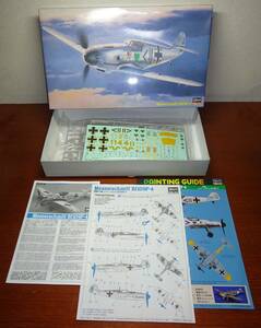 ハセガワ　1/48　ドイツ空軍戦闘機　「メッサーシュミット　Bf109F-4」　未組立品