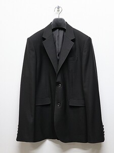 SALE20%OFF/LAD MUSICIAN・ラッド ミュージシャン/WOOL GABARDINE 2B JACKET/NANO BLACK・46