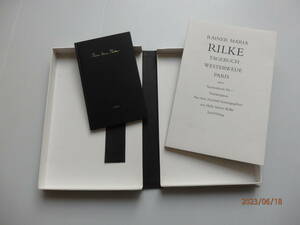 リルケ手帳　R.M.RILKE TAGEBUCH 1902 インゼル刊　ファクシミリと翻刻別冊の1函付