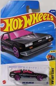 2025 #036 ホットウィール DMC Delorean DMC デロリアン Hot Wheels HW Art Cars 5/10 日本未発売 NEW B asst