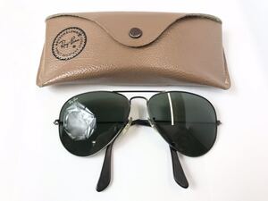 (D) B&L Ray-Ban レイバン ボシュロム ティアドロップ サングラス ブラック