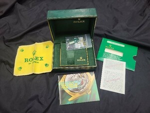 ■本物ロレックス空き箱とコマ付属品一式■USAボックス80年代ROLEX■アメリカンBOX.ケース.箱その3
