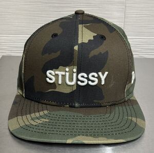 STUSSY キャップ 迷彩柄