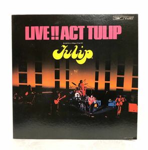 ■名盤■Tulip・チューリップ■「LIVE!! ACT TULIP」■財津和夫・ライブ・コンサート・バンド・昭和・懐メロ・名曲・レトロ ・心の旅