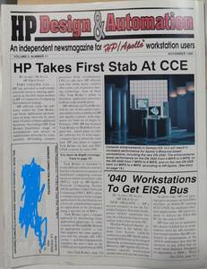 ■【HP／Apollo】HP Design & Automation WORKSTATION USERS VOLUME 5,NUMBER 11［NOVEMBER 1989］