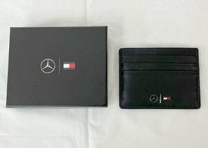 ◎【TOMMY HILFIGER】トミーヒルフィガー カードケース AMG PETRONAS MOTORSPORT ブラック メンズ 中古品/kb2748