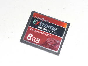 動作保証！SanDisk Extreme DUCATI EDITION CFカード 8GB