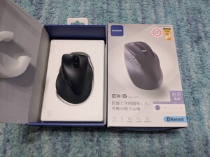 ◎0701u0631　エレコム(ELECOM) マウス ワイヤレスマウス EX-G Bluetooth 静音 Sサイズ 5ボタン 抗菌 ブラック M-XGS30BBSKBK