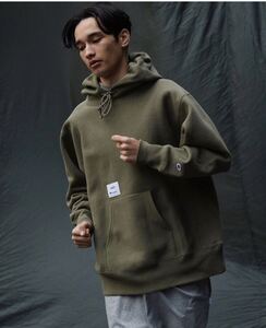 WTAPS CHAMPION 20 21 ACADEMY HOODED COTTON REVERSE WEAVEパーカー