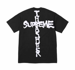 Supreme x Thrasher Cross Tee Blackシュプリーム x スラッシャー クロス Tシャツ ブラック Lサイズ