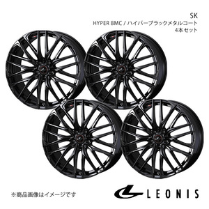 LEONIS/SK アコード CL7/CL8/CL9 アルミホイール4本セット【18×7.0J 5-114.3 INSET55 HYPER BMC】0038333×4