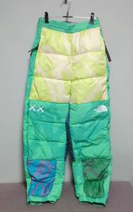 ★★②ノースフェイス『THE NORTH FACE』XX KAWS《ダウンロングパンツ》サイズXS　☆極美品☆ ★★