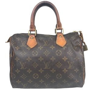 【1円～】 ルイヴィトン LOUIS VUITTON バッグ ボストンバッグ ショルダーバッグ スピーディ25 M41109 SP0976 モノグラム レザー ブラウン