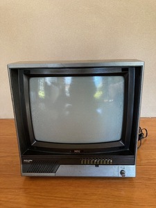 昭和レトロ　1985年製　NEC auto color TV c-14H306