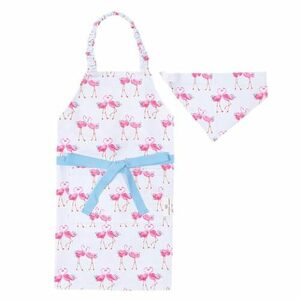 COLORFUL CANDY STYLE LAURA ASHLEY 子供用 キッズエプロン 女の子 三角巾 セット 小学生 100-120 着脱