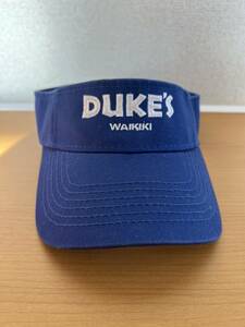 ■新品未使用　Duke’ｓ waikiki デュークス　ワイキキ　ハワイ　Hawaii　現地購入　ゴルフ　キャップ　帽子　サンバイザー　バイザー　